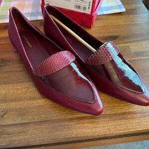 Tory Burch envelope loafer Rubino 500 crimp  Patton size 11